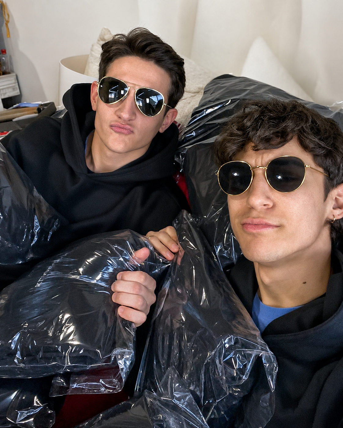 Leno y Franco, fundadores de Klamahama